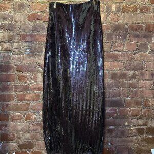 Zara Sequin Maxi Skirt